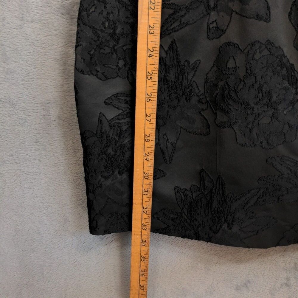Dress The Population Plunge Kennedy Illusions Mini Dress Sz S Black Cocktail - Picture 8 of 11